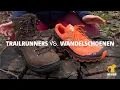 Trailrunners vs. Wandelschoenen | Bever