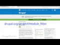 Admin helper - Module filter