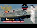 Full Disney Fantasy Ship Tour With Deck Plans