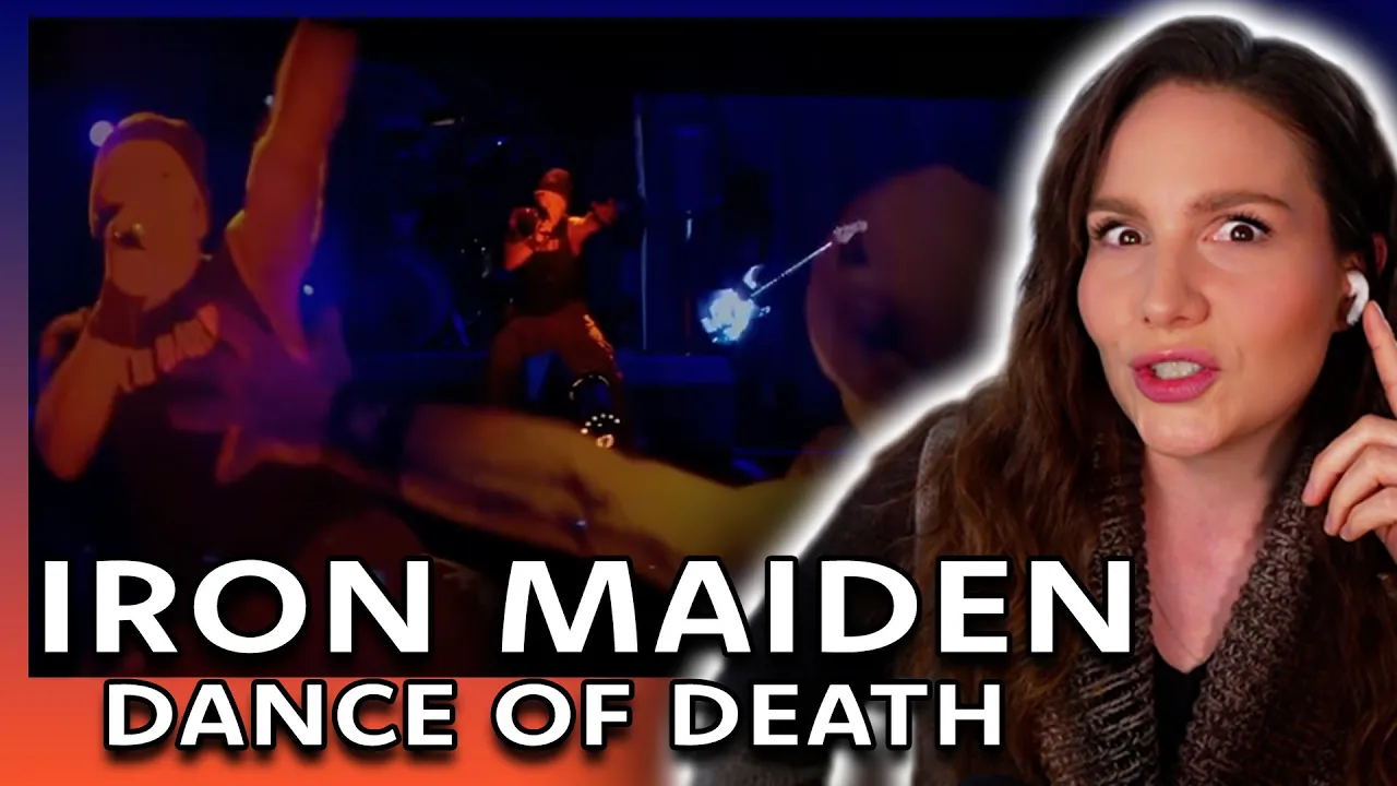 First time reaction to: Iron Maiden - Dance Of Death (En Vivo!) I Artist Reacts I