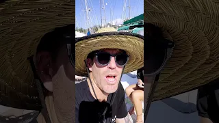 New tramp is going on! Pretty sure black makes you go faster ⛵️ #sailingfamily #catamaran #boatlife