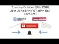 Live Stream The Bald Truth - 5PM PST 8PM EST 1AM GMT
