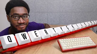 i built googles single file keyboard