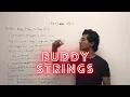 Remade Leetcode 859 - Buddy Strings String