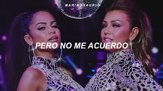 Thalia, NATTI NATASHA - No Me Acuerdo (Letra)