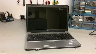 This video illustrates how to change the hard drive and RAM in a HP G60 laptop.. 