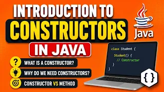 Constructors in Java OOPs Foundation for Beginners Core Java What is a Constructor in Java