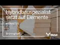 Hybridbauspezialist setzt auf Fassadenelemente aus Kerto® LVL