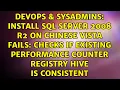 Install SQL Server 2008 R2 on Chinese Vista fails Checks if existing performance counter