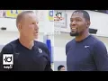 Racks Kevin Durant Shooting Contest with Chris Mullin