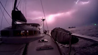 LIGHTNING STORMS & SQUALLS in the STRAITS of MALACCA…