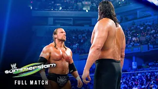 full match triple h vs the great khali wwe title match summerslam 2008