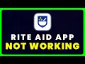Rite Aid App Not Working How to Fix Rite Aid App Not Working