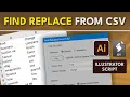 Illustrator Script Find Replace From CSV