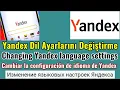 Changing Yandex Language Settings
