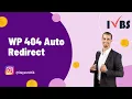 WP 404 Auto Redirect How To Create An Automatic 301 Redirects To The Most Relevant Pages