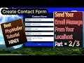 How to make awesome HTML Contact Form PHPMailer Tutorial In HINDI Part