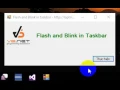 VB NET How to use flash and blink in taskbar
