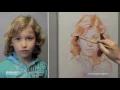 How to paint hair - portrait painting by Ben Lustenhouwer