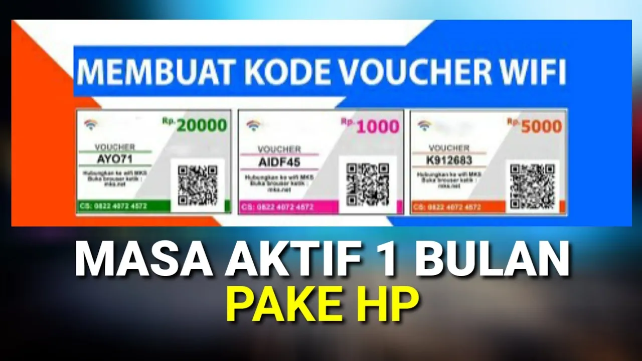 Cara membuat voucher hotspot pakai smartphone android