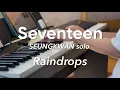 SEVENTEEN (SEUNGKWAN Solo) - Raindrops | piano cover