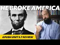 The Election of 1860 and SECESSION APUSH Review Unit 5 Topic 7 Period 5 1844-1877