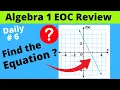 Algebra 1 EOC Review - Linear Equations from Graphs