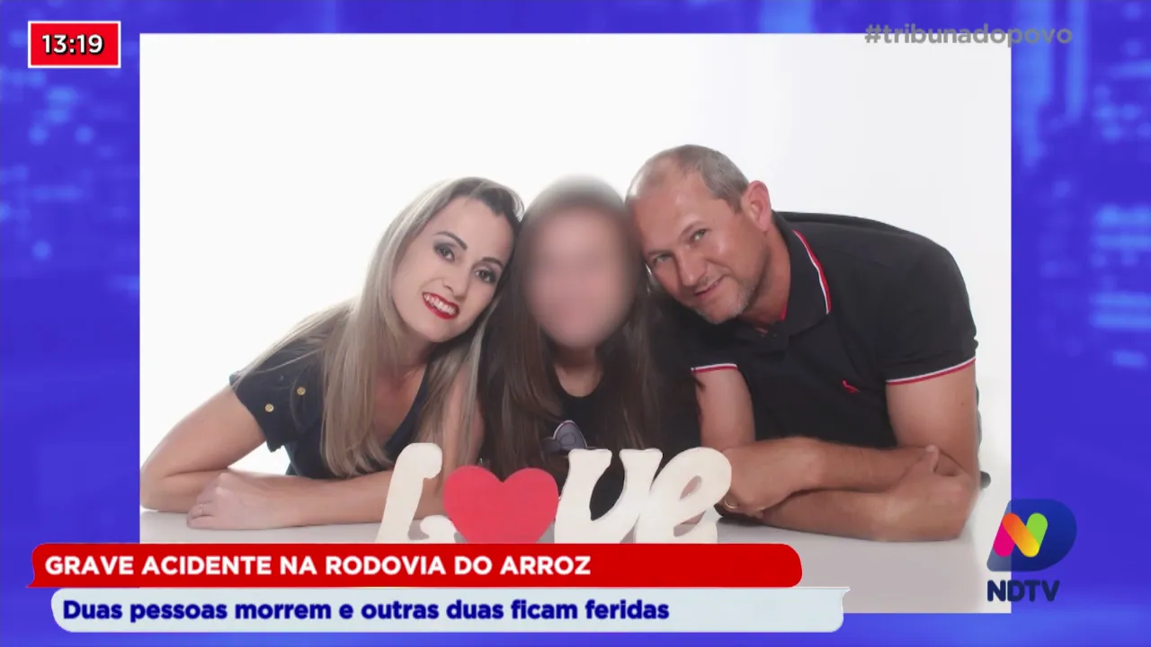 Duas pessoas morrem e outras duas ficam feridas em grave acidente na rodovia do arroz