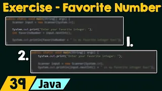 Java Exercise - Favorite Number