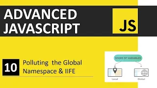 JavaScript Tutorial 10 Global Namespace IIFE Advanced JavaScript