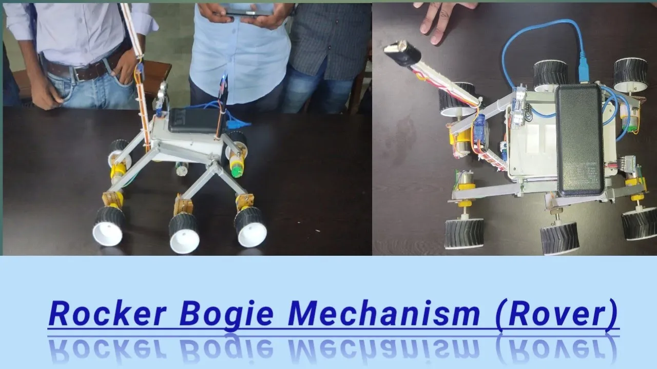 Rocker Bogie Mechanism | Rover | Mechanical Engineer | #NCECHANDI