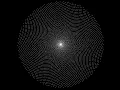 2D gravity simulation with 5000 particles