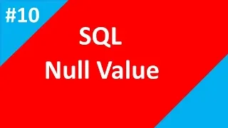 NULL Value in sql Part 10 SQL tutorial for beginners Tech Talk Tricks