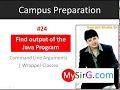 Find output of Java Program Hindi