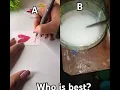 A vs B. #love #art #calligraphy #diy #satisfying
