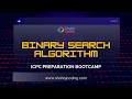 Binary Search Algorithm Explained in Bangla Competitive Programming Playlist Shohoj Coding