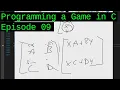 Making a game in C from scratch Ep 09 Graphics Programming Rotated Rects
