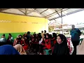 Penampilan Grup Ratoh Jaroe Sanggar Seni Kupula MAN 3 Banda Aceh di SMA 1 Manyak Payed Aceh Tamiang