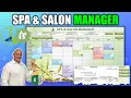 How To Create A Spa Salon Manager With Drag Drop Scheduling AND 1-Click Invoicing In Excel