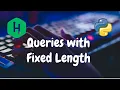 146 - Queries with Fixed Length Queue Hackerrank Solution Python