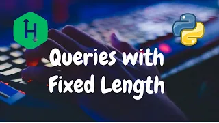 146 - Queries with Fixed Length Queue Hackerrank Solution Python
