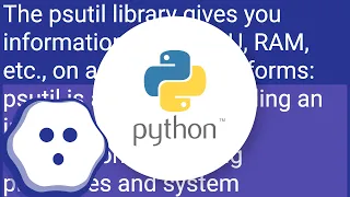 How to get current CPU and RAM usage in Python