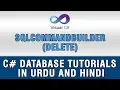 C DataSet and DataTable In Urdu - SqlCommandBuilder Delete