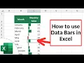 How to Use Data Bars in Excel