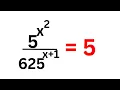 A Nice Exponential Equation 5 x x 1 5 Best Trick