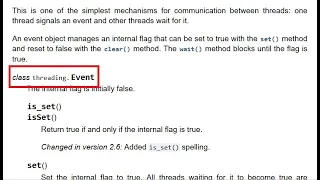 Event Object using Python in Tamil - Thread Part 8 Python Tutorial for Beginners