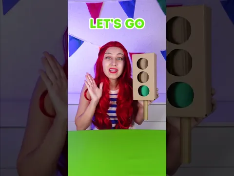 🚦🍭 Traffic Light Rules for Kids! Stop, Wait or Go? #shorts #explore
