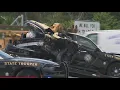 Driver with suspended license slams into FHP car 2 troopers injured