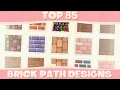 Top 85 Custom Brick Path Designs For Animal Crossing New Horizons