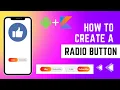 How to create a radio button in android studio Kotlin Tutorial